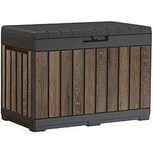 [Prime] $64.78* | 50-Gal Keter Signature Everwood Resin Deck Box at Amazon