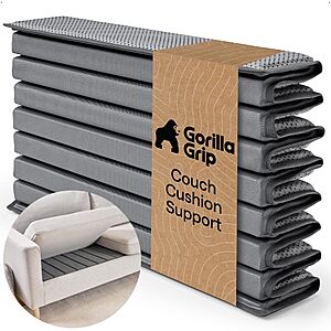 [Prime] 21.5'' x 70'' GORILLA Heavy Duty Sofa Cushion Support Board(Grey) $26.39 + Free Shipping