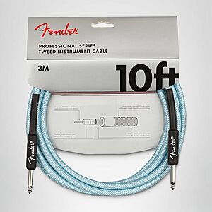 Prime Members: 10' Fender Professional Series Tweed Instrument Cable $12 + Free S&H