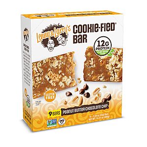 9-Pack Lenny & Larry's Cookie-fied Protein Bar (PB Chocolate Chip) $3.90 w/ S&S + Free Shipping w/ Prime or on $35+
