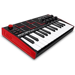 [Resale, AC] $62.71* | 25-Key AKAI MPK Mini MK3 USB MIDI Keyboard Controller (Used - Like New) at Amazon