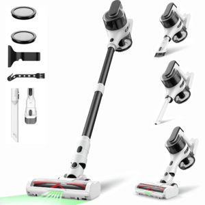Maircle Cordless Vacuum, 36Kpa Powerful Suction, 40mins Runtime, Anti Tangle LED Headlight Brushless $69.99