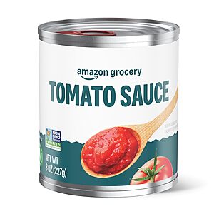 PRIME ONLY 36cents S&S Amazon Grocery, Tomato Sauce, 8 Oz  Limit 10 Cans