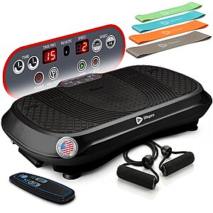 $159.99: Lifepro Waver Vibration Plate Exercise Machine, High-Intensity Vibration Plate for Lymphatic Drainage