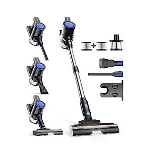 Prime Members: XenonLab 6-in-1 45KPA Rechargeable Lightweight Vacuum, Up to 45 Mins Runtime $49.99