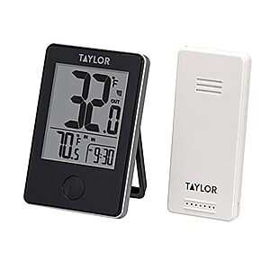 Taylor Wireless Digital Indoor Outdoor Thermometer $9.98