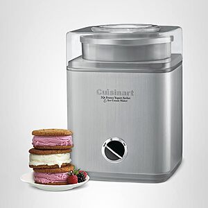 [Prime] 2-Quart Cuisinart Ice Cream Maker Machine $64.95 + Free S&H at Amazon