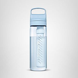 LifeStraw Go Series 1-Liter Water Filter Bottle (Icelandic Blue) $27.97 + Free Shipping w/ Prime or on $35+