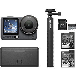 DJI Osmo Action 6 8K Waterproof Action Camera Bundle $447.94 Shipped