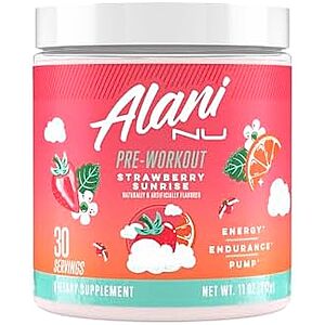 [Prime, SnS] $18.04* | 30-Serving Alani Nu Pre Workout Powder w/ 200mg Caffeine (various) at Amazon