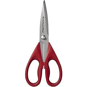 [Prime] $7.99* | 8.7" KitchenAid All Purpose Kitchen Shears w/ Soft Grip Handle & Sheath (Red) at Amazon