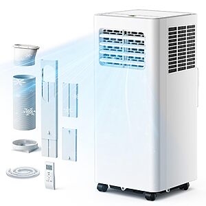Prime Members: EUHOMY Portable Air Conditioner 10,000 BTU, 4-in-1 AC Up to 450 Sq.Ft. $220.99