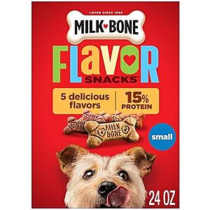 [Prime, SnS] $2.01* | 24-Oz Milk-Bone Original Dog Treat Biscuits (Small) at Amazon