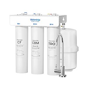 Prime Members: Waterdrop Reverse Osmosis Water Filters from $151 & More + Free Shipping
