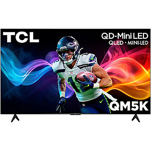 TCL - 65" Class QM5K Series 4K UHD QD-Mini LED Smart TV with Google TV (2025) $449.99