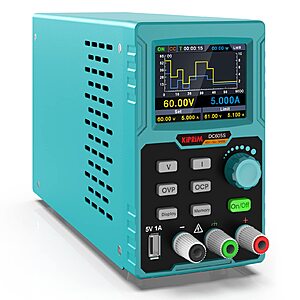 Kiprim 60V/5A Programmable DC Power Supply $92.79 + Free Shipping