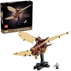 $39.99* | 493-Pc LEGO Icons Leonardo da Vinci's Flying Machine Ornithopter Building Set at Amazon