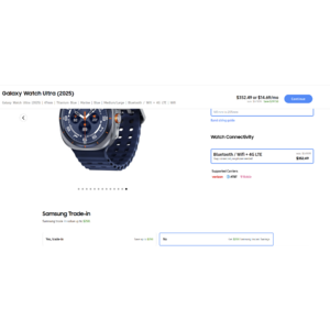 EPP YMMV Galaxy Watch Ultra LTE (2025) for $352.49 no trade-in