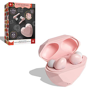 FAO Schwarz Music Love True Bluetooth Wireless Earbuds -65% Off merchant action req **ehh** $10