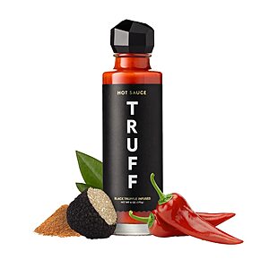 TRUFF Original Black Truffle Hot Sauce, Gourmet Hot Sauce with Ripe Chili Peppers, Black Truffle Oil, Agave Nectar, 6 oz~$7.90 With S&S @ Amazon