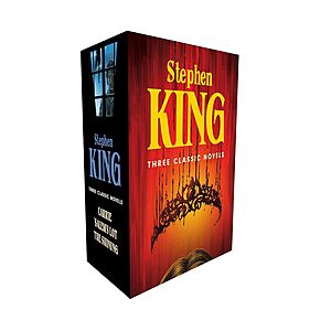 [Prime] Stephen King Three Classic Novels Paperback Box Set: Carrie, 'Salem's Lot, The Shining $22.61 + Free Shipping w/ Prime or on $35+