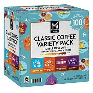 Sam's Club: Member's Mark Coffee Pods 100 for $25.98