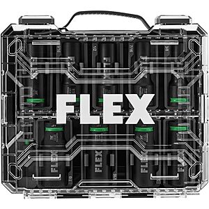 FLEX STACK PACK 10-Piece Thin Wall Deep Well 6-Point 1/2-Inch Drive Impact Nut Socket Set $39.99