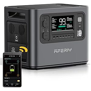 [Prime] $484* | AFERIY P210 2048Wh LiFePO4 2400W Power Station at Amazon