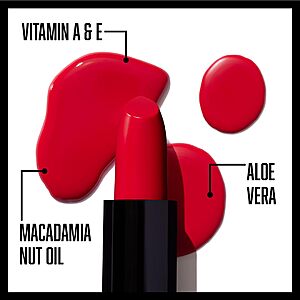 [S&S] wet n wild Silk Finish Lipstick, Hydrating Rich Buildable Lip Color, Formulated with Vitamins A,E, & Macadamia for Ultimate Hydration, Cruelty-Free & Vegan $0.95