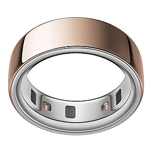 Oura Ring 4 - Rose Gold - Size 8 - Sleep, Activity, Women’s Health, AI Advisor, Up to 8 Days of Battery Life, Size Before You Buy, Android & iOS Compatible $259