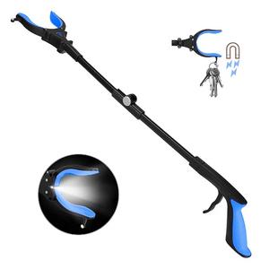 32" Reacher Grabber Tool with Light, KEKOY Trash Claw Grabber Reaching Assist Pick up Tool Orange $9.9