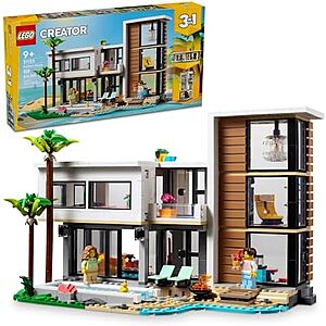 [Prime] $69.99 | 939-Piece LEGO Creator: 3 in 1 - Modern House (31153, 2024) at Amazon