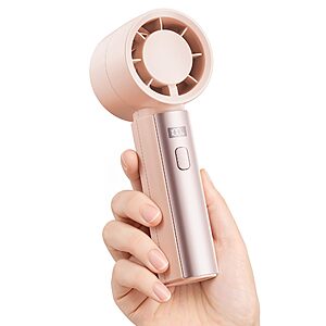 Gaiatop 4000mAh Small Rechargeable Handheld Personal Fan (Pink, Purple or Black) $5.99 + Free Shipping w/ Prime or on $35+