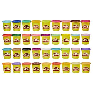 $20.99: Play-Doh Modeling Compound 36-Pack Case of Colors, 3 oz Cans
