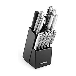 2x Farberware 15-Piece Kitchen Knife Set w/ Wood Block $25.18 + Free Shipping @ Haul