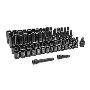 GEARWRENCH 1/2in Drive Standard/Deep SAE/Metric Master Impact Socket Set 65pc - $87.07