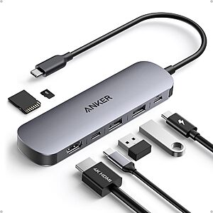 Anker 7-in-1 Multi-Port USB C Hub $19 & More + Free Shipping w/ Prime or orders $35+