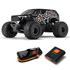 ARRMA Gorgon 2 Wheel Drive MT 1/10 Truck Ready-to-Assemble Kit with Battery & Charger Included, Gunmetal, ARA3230SKT1 $134.99