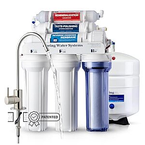 [Prime] $178.59* | iSpring RCC7AK, NSF Certified, 75 GPD, Alkaline 6-Stage Reverse Osmosis System at Amazon