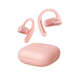 $59.95: SHOKZ OpenFit Air Open-Ear Headphones True Wireless Earbuds, Pink (Black or White $69.95)