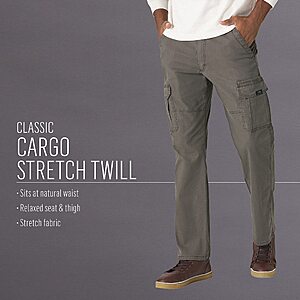 Wrangler Relaxed Fit Stretch Cotton Cargo Pant $24 @ Amazon Prime Day sale