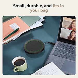 Jabra Speak2 75 Wireless Bluetooth Speakerphone - New Linking Feature - USB-A & USB-C Adapter - Certified for Microsoft Teams $217.1