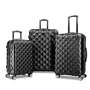 Prime: 3-Piece Kenneth Cole REACTION Diamond Tower Collection Hardside Expandable 8-Wheel Spinner Luggage Set (20", 24", & 28", Black) $143.98 + Free Shipping