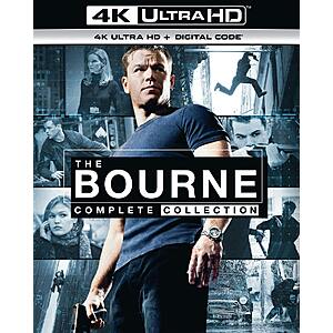 New Gruv Users: The Bourne Complete Collection (4K UHD Blu-ray) $21.24 + Free Shipping