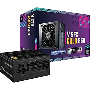 Cooler Master V850 SFX Gold 850W Fully Modular SFF Power Supply $113.99 + Free Shipping