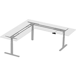 Monoprice Triple-Motor L-Shaped Sit-Stand Corner Desk Frame (Gray) $269.99 + Free Shipping