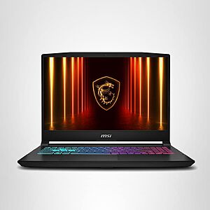 Prime: MSI Katana 15 HX Gaming Laptop - 15.6" QHD 165Hz Display, Intel Core i7-14650HX, NVIDIA GeForce RTX 5060, 16GB DDR5, 1TB NVMe SSD, Wi-Fi 6E, RGB Keyboard - $1139.99 + FS