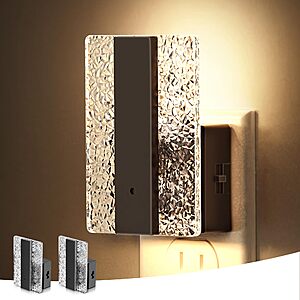 2-Count LOHAS Dimmable LED Plug-In Night Lights w/ Dusk-to-Dawn Sensor (0-100 Lumens, 3000K Soft White) $5.99 ($3 each) & More + Free Shipping w/ Prime or on $35+