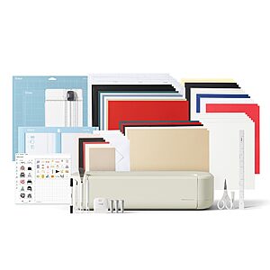 Cricut Explore® 5 Deluxe Bundle + $100 Digital Content, Taupe - $199