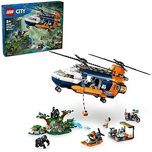 [Prime] $69.99 | 881-Piece LEGO City: Jungle Exploration - Jungle Explorer Helicopter (60437, 2024) at Amazon